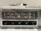 BLAUPUNKT ESSEN  6V/12V +/- Vintage Chrome Classic Car FM Radio  HEALEY MG JAGUAR PORSCHE 356 (1)